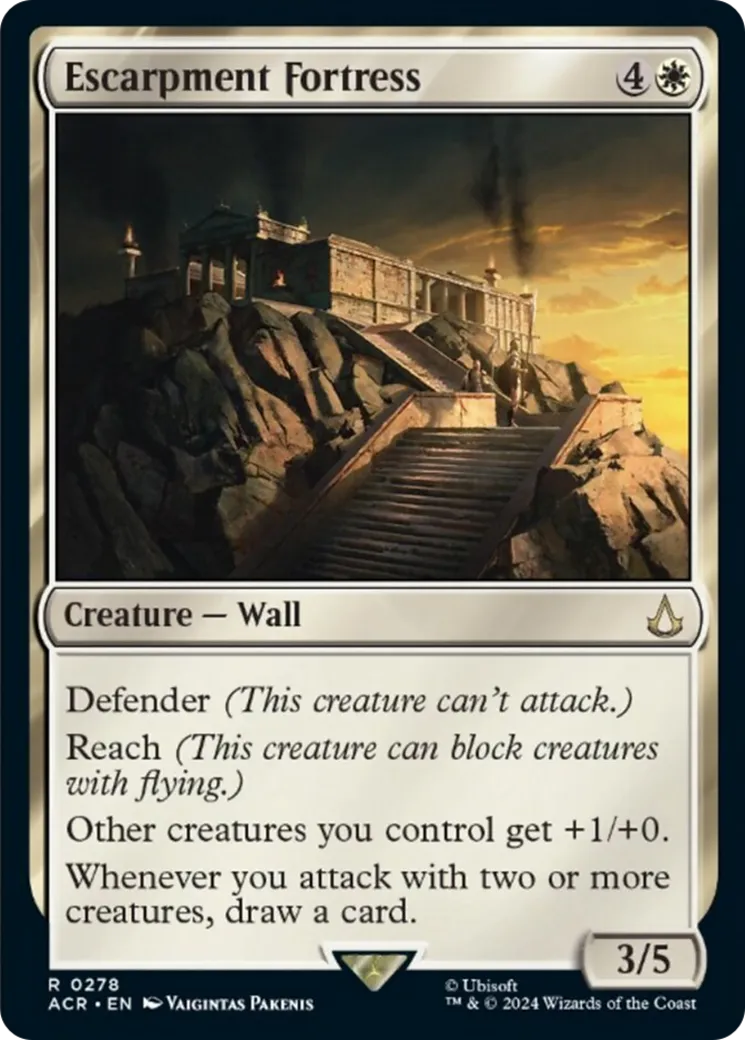 Escarpment Fortress — Assassin's Creed — Magic: The Gathering