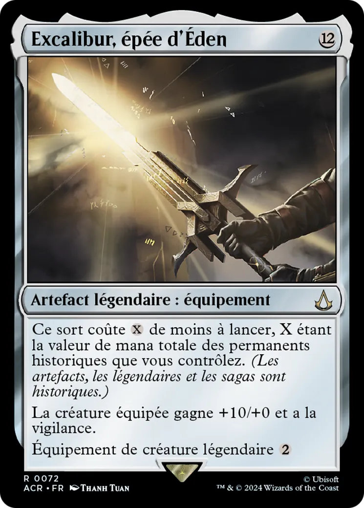 Excalibur, épée d'Éden from Assassin's Creed - Magic: The Gathering