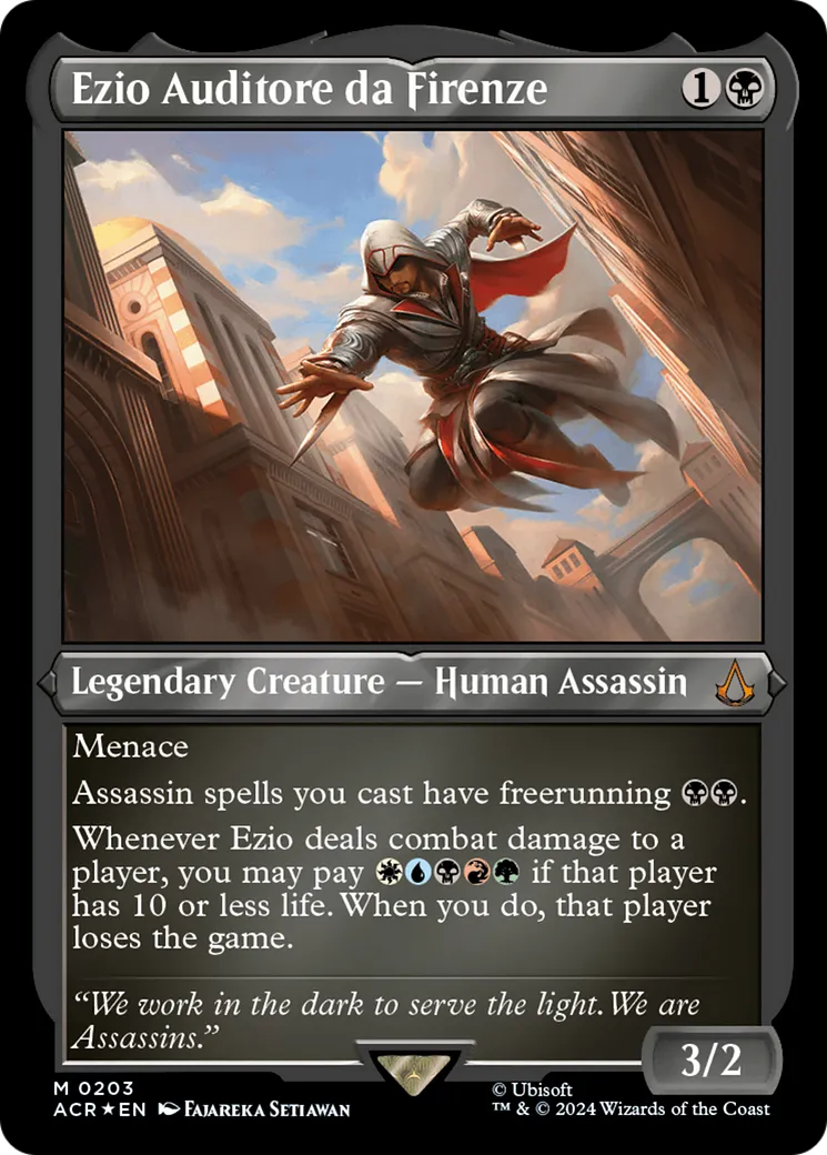 Ezio Auditore da Firenze from Assassin's Creed - Magic: The Gathering