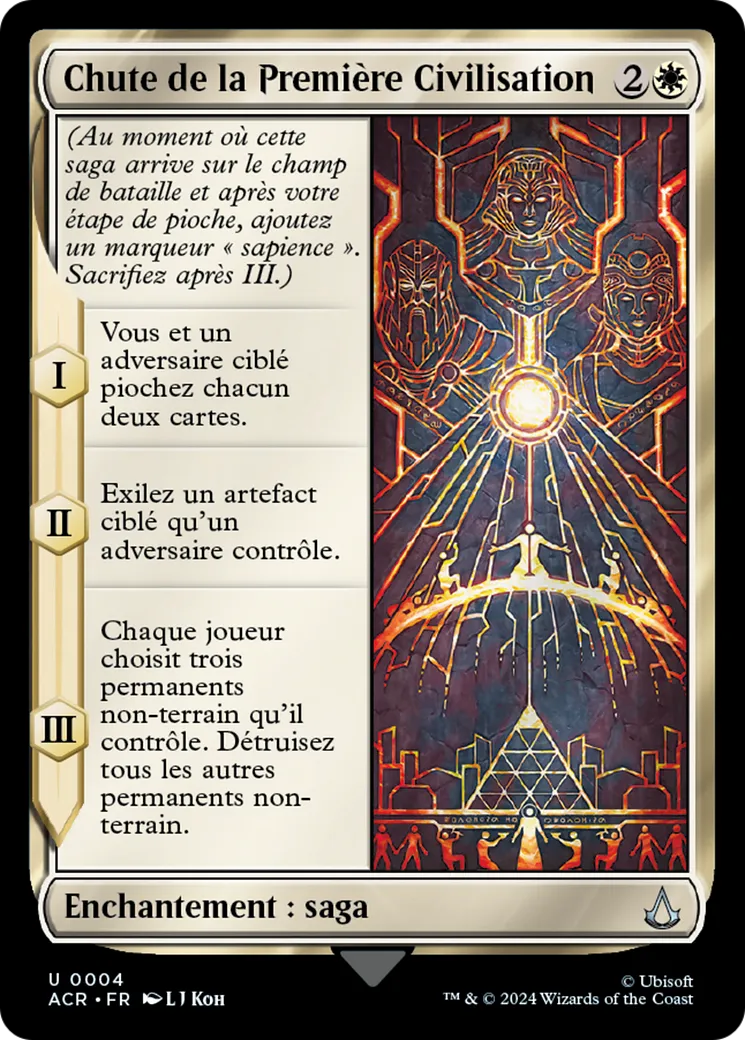 Chute de la Première Civilisation — Assassin's Creed — Magic: The Gathering
