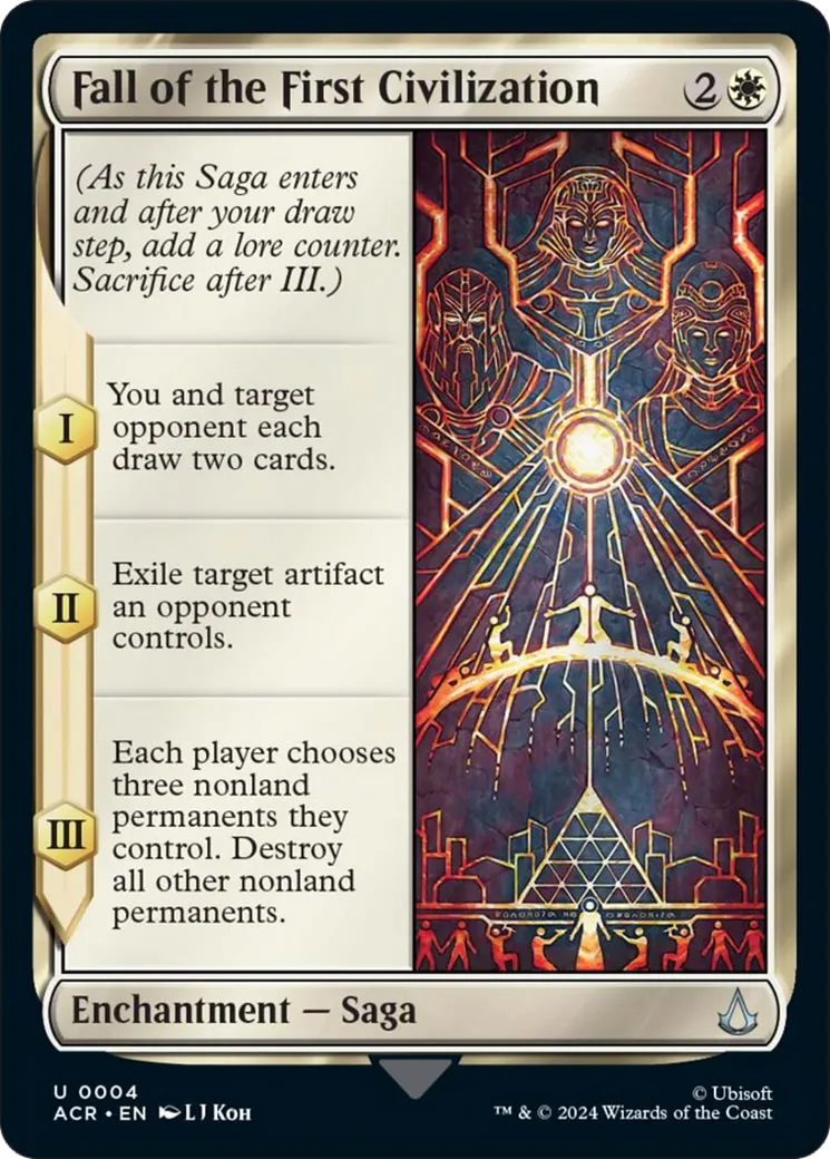 Chute de la Première Civilisation — Assassin's Creed — Magic: The Gathering