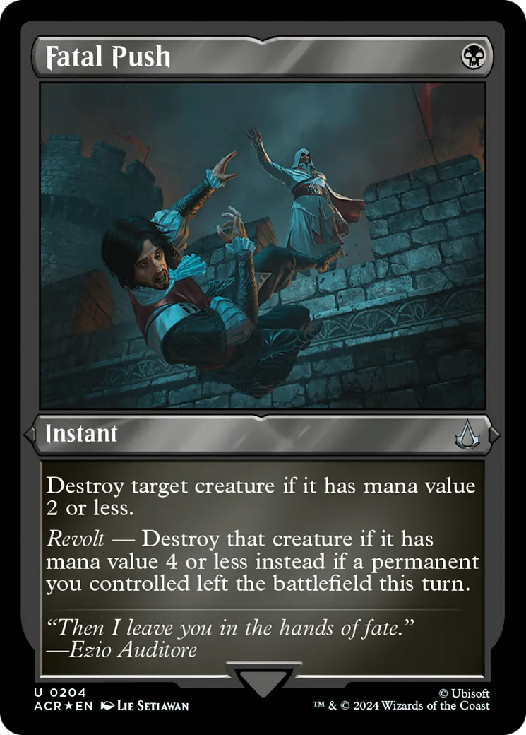 Fatal Push — Assassin's Creed — Magic: The Gathering