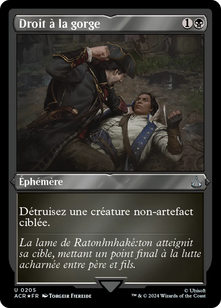 Droit à la gorge — Assassin's Creed — Magic: The Gathering