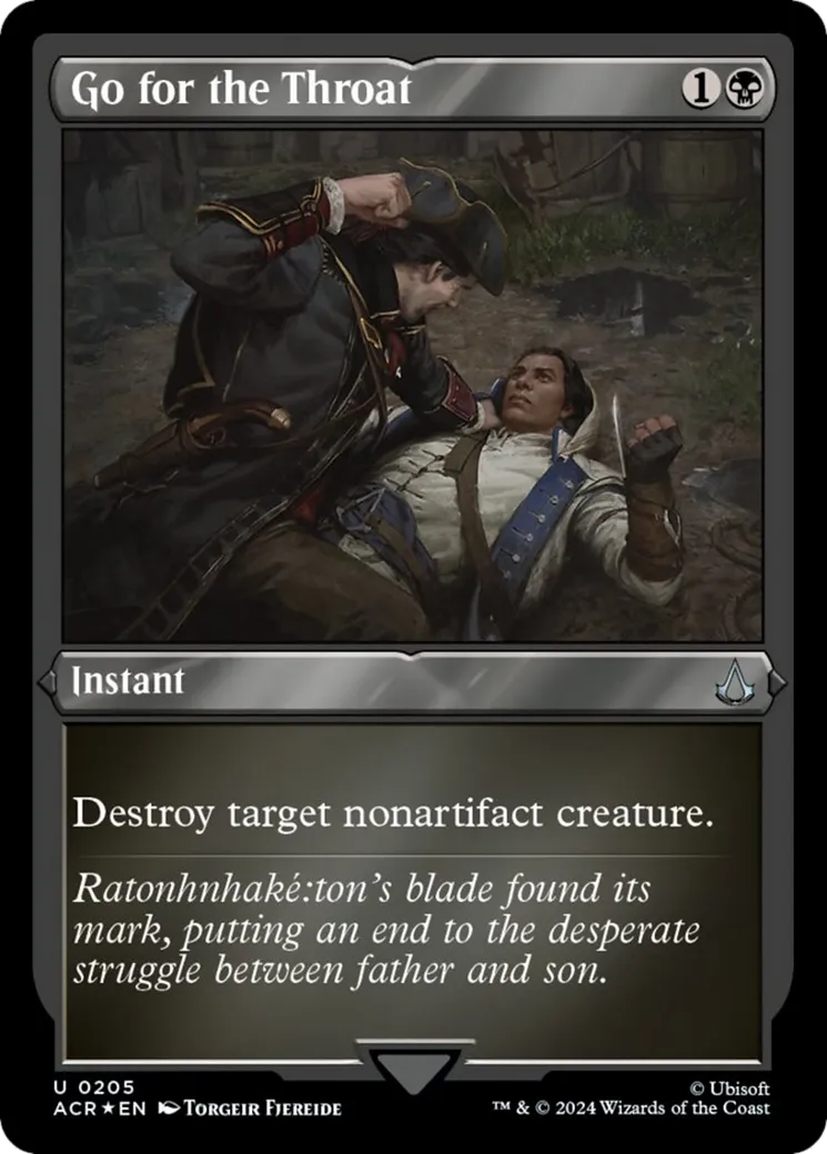 Go for the Throat — Assassin's Creed — Magic: The Gathering