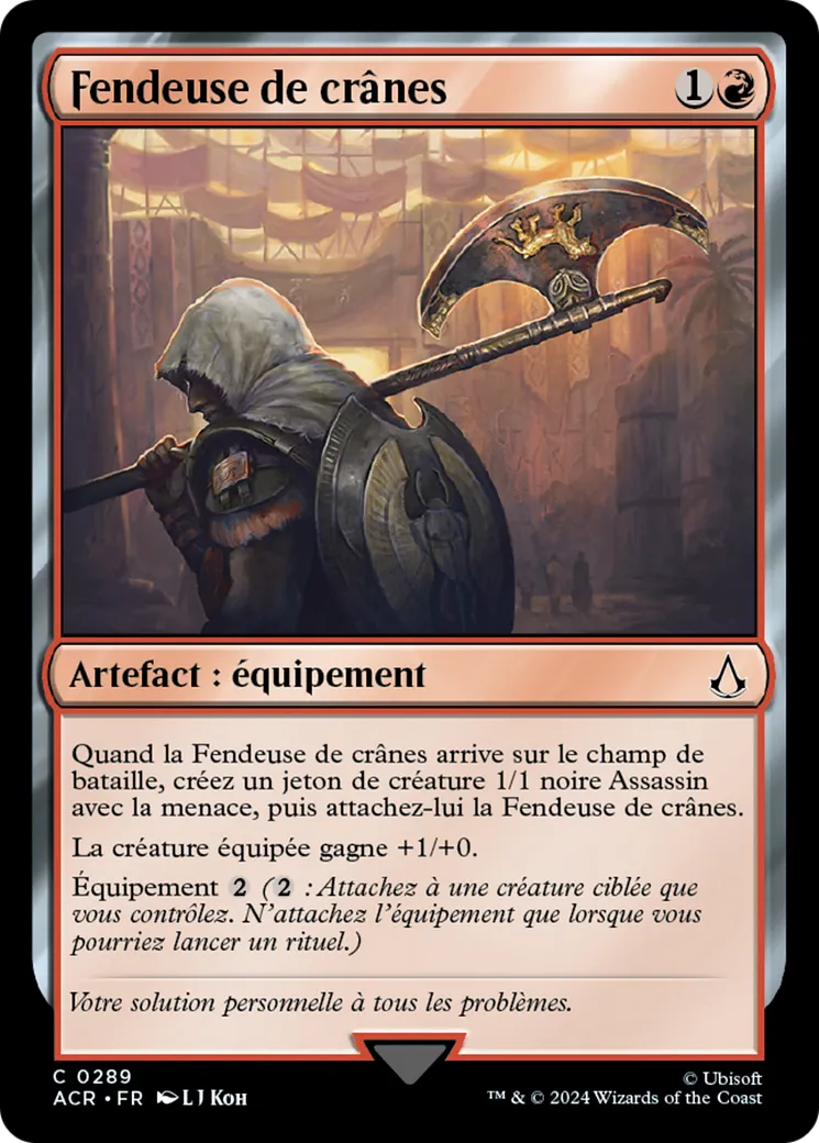 Fendeuse de crânes — Assassin's Creed — Magic: The Gathering
