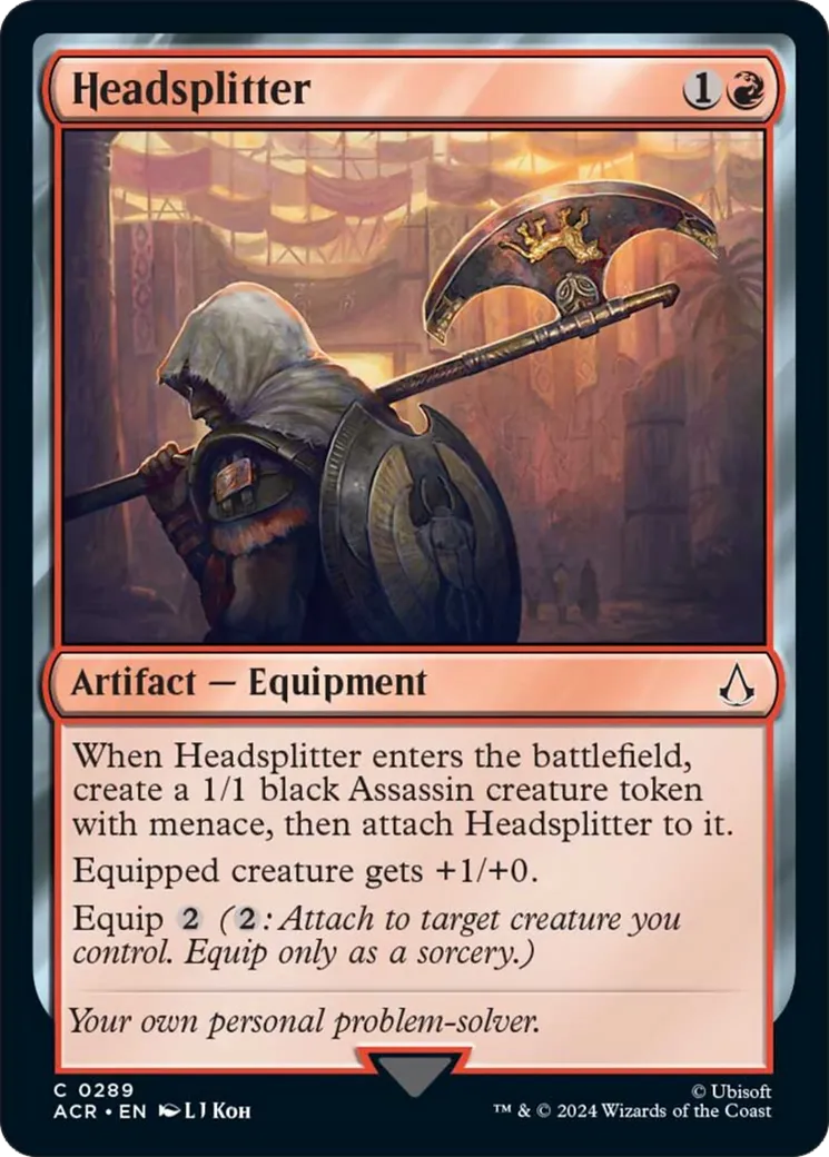 Headsplitter — Assassin's Creed — Magic: The Gathering