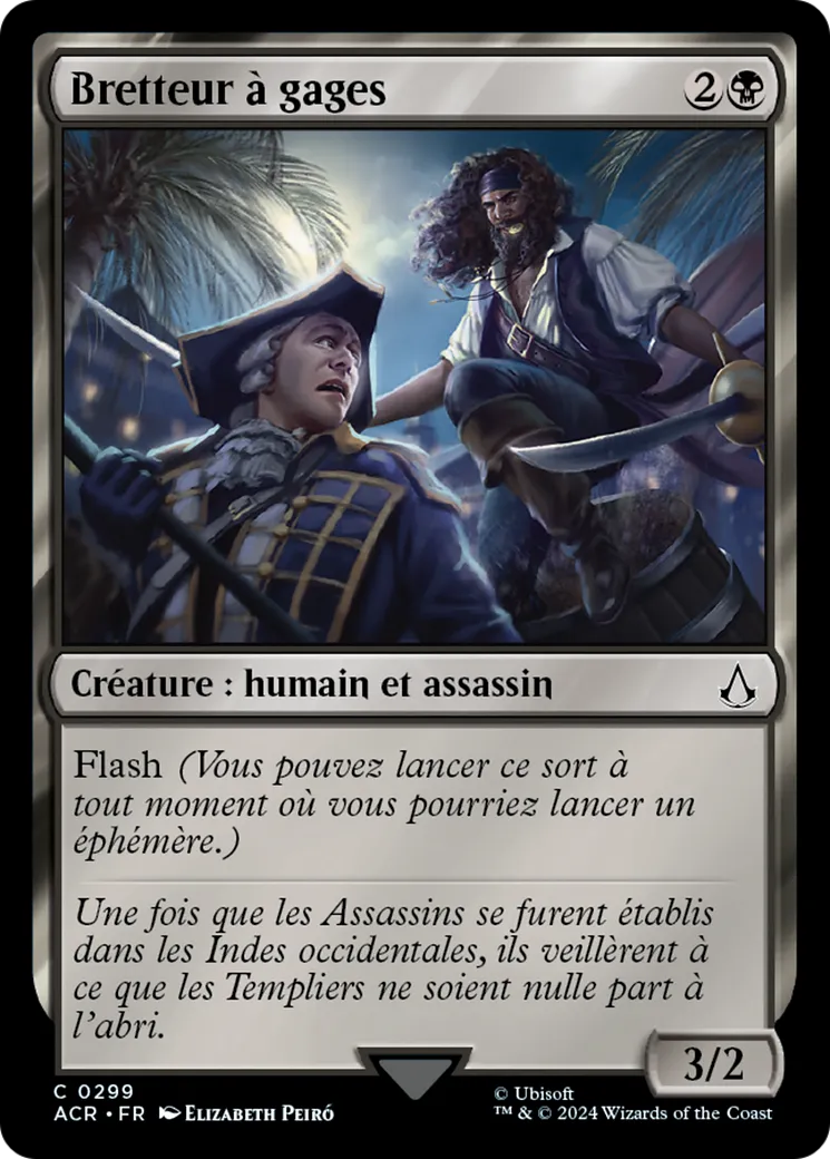 Bretteur à gages — Assassin's Creed — Magic: The Gathering