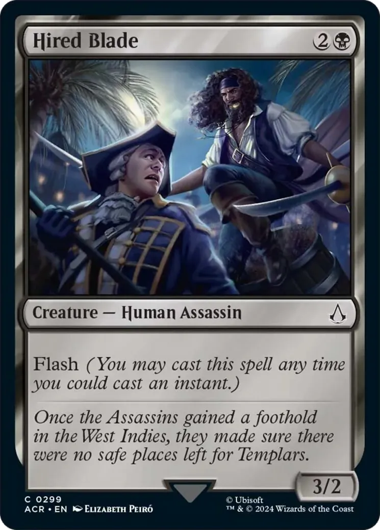 Hired Blade from Assassin's Creed - Magic: The Gathering