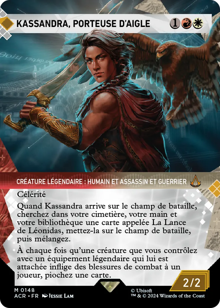 Kassandra, porteuse d'aigle — Assassin's Creed — Magic: The Gathering
