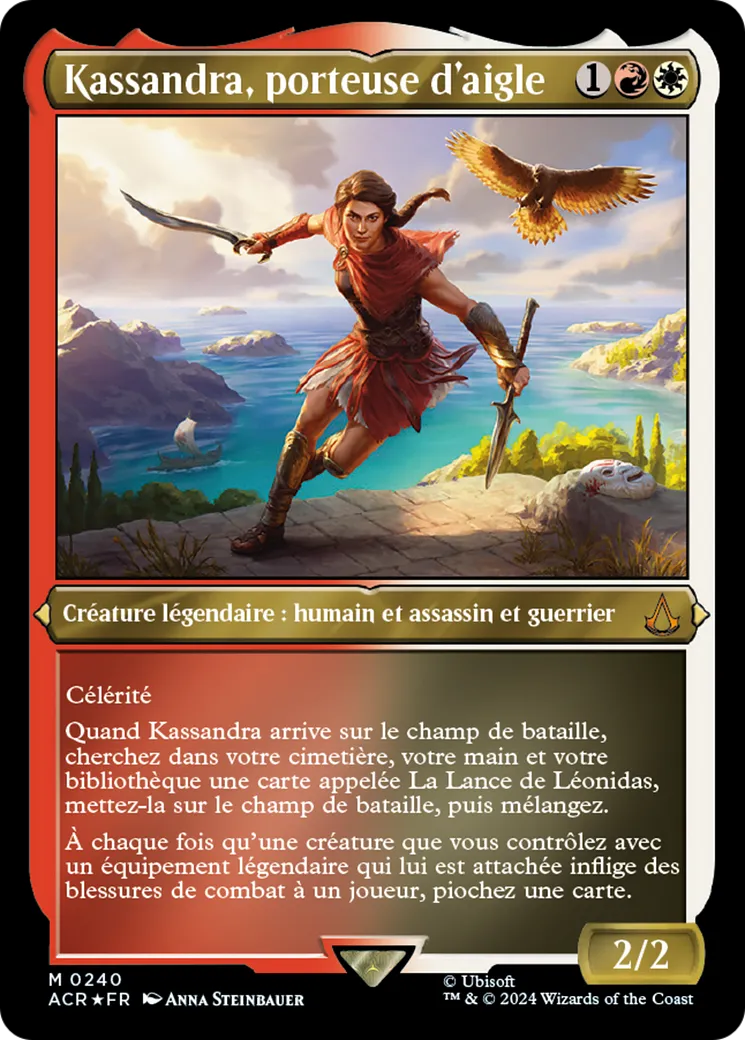 Kassandra, porteuse d'aigle — Assassin's Creed — Magic: The Gathering
