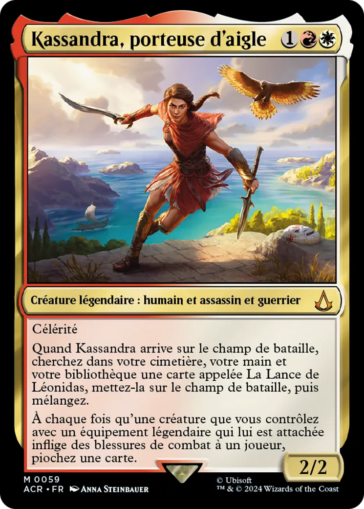 Kassandra, porteuse d'aigle — Assassin's Creed — Magic: The Gathering