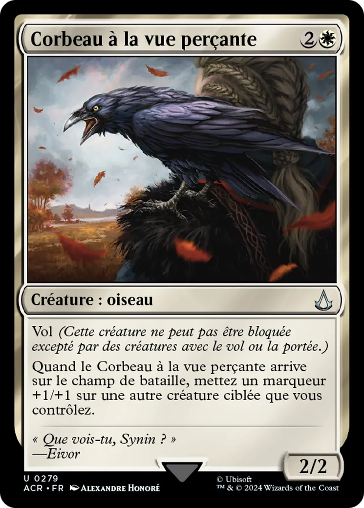 Corbeau à la vue perçante from Assassin's Creed - Magic: The Gathering