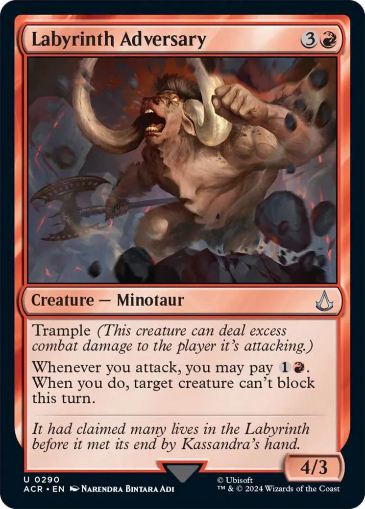 Adversaire du labyrinthe — Assassin's Creed — Magic: The Gathering