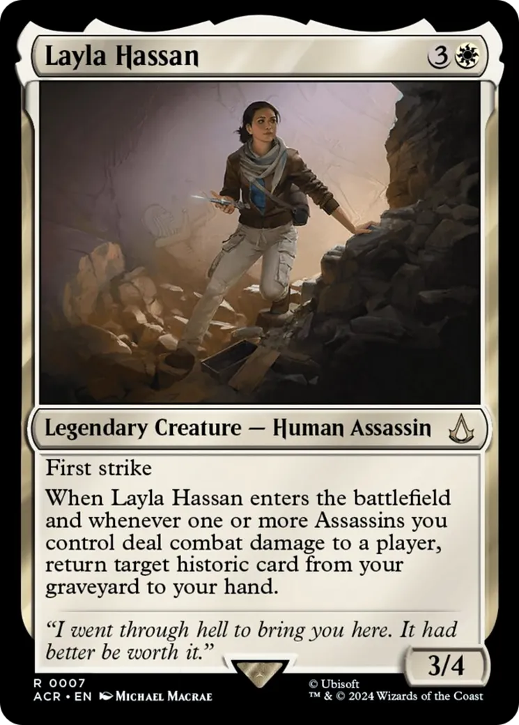 Layla Hassan — Assassin's Creed — Magic: The Gathering