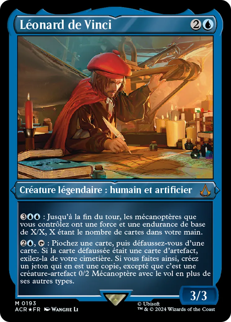 Léonard de Vinci from Assassin's Creed - Magic: The Gathering