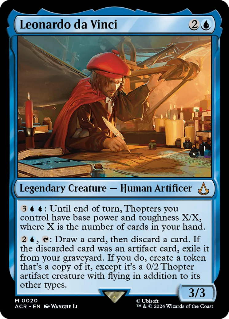 Leonardo da Vinci — Assassin's Creed — Magic: The Gathering
