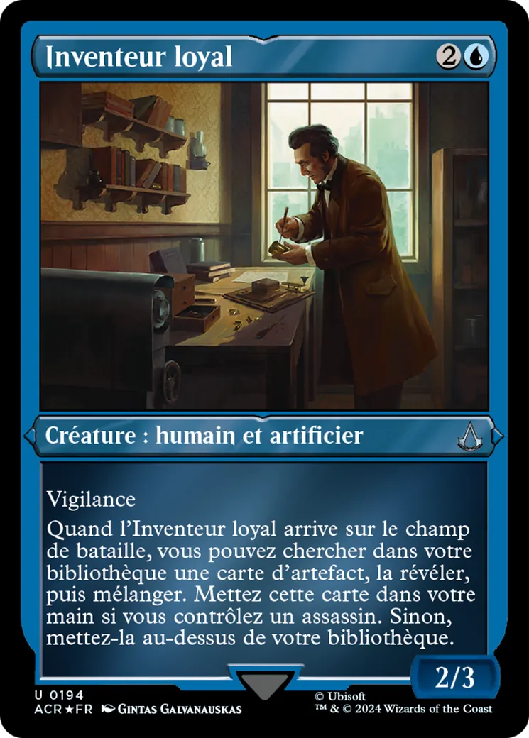 Inventeur loyal from Assassin's Creed - Magic: The Gathering
