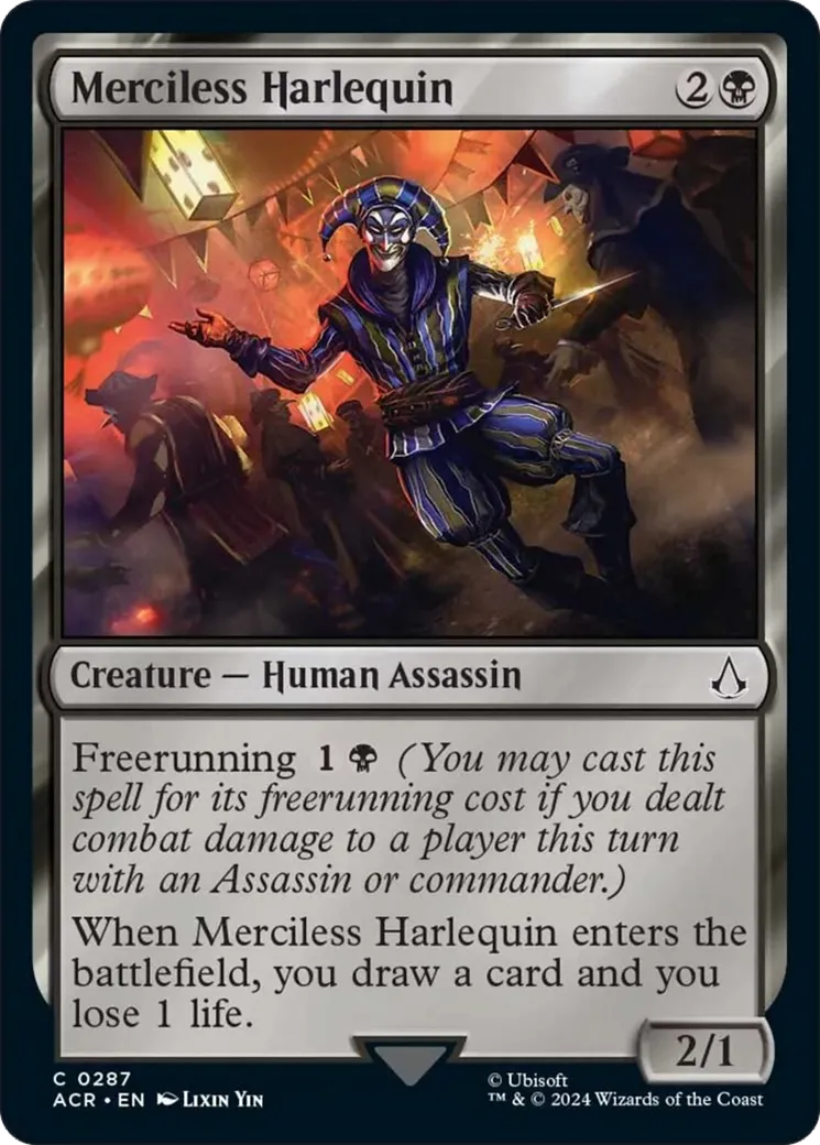 Merciless Harlequin — Assassin's Creed — Magic: The Gathering
