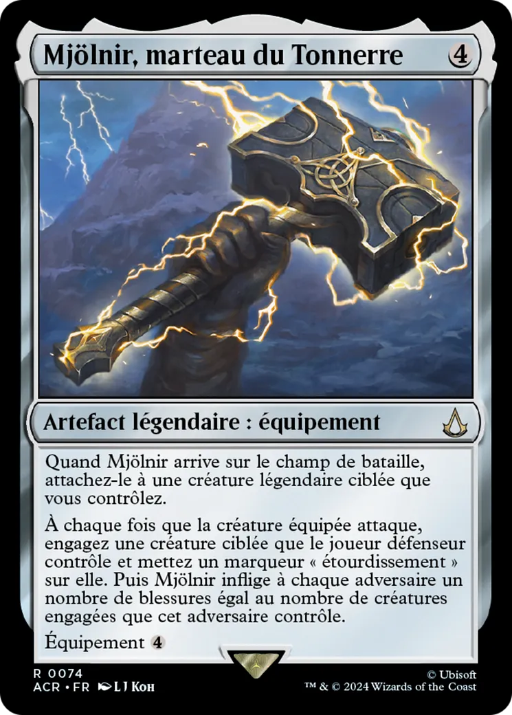 Mjölnir, marteau du Tonnerre — Assassin's Creed — Magic: The Gathering