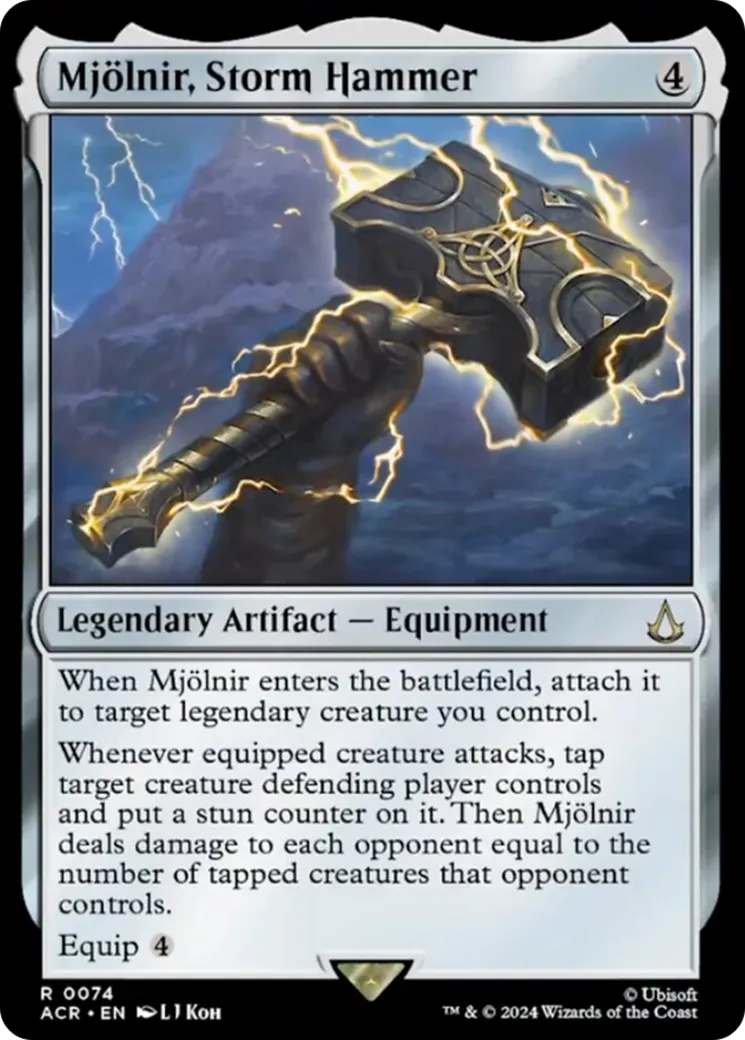 Mjölnir, Storm Hammer — Assassin's Creed — Magic: The Gathering