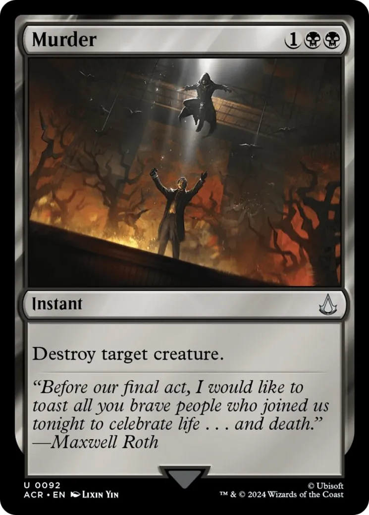 Murder — Assassin's Creed — Magic: The Gathering
