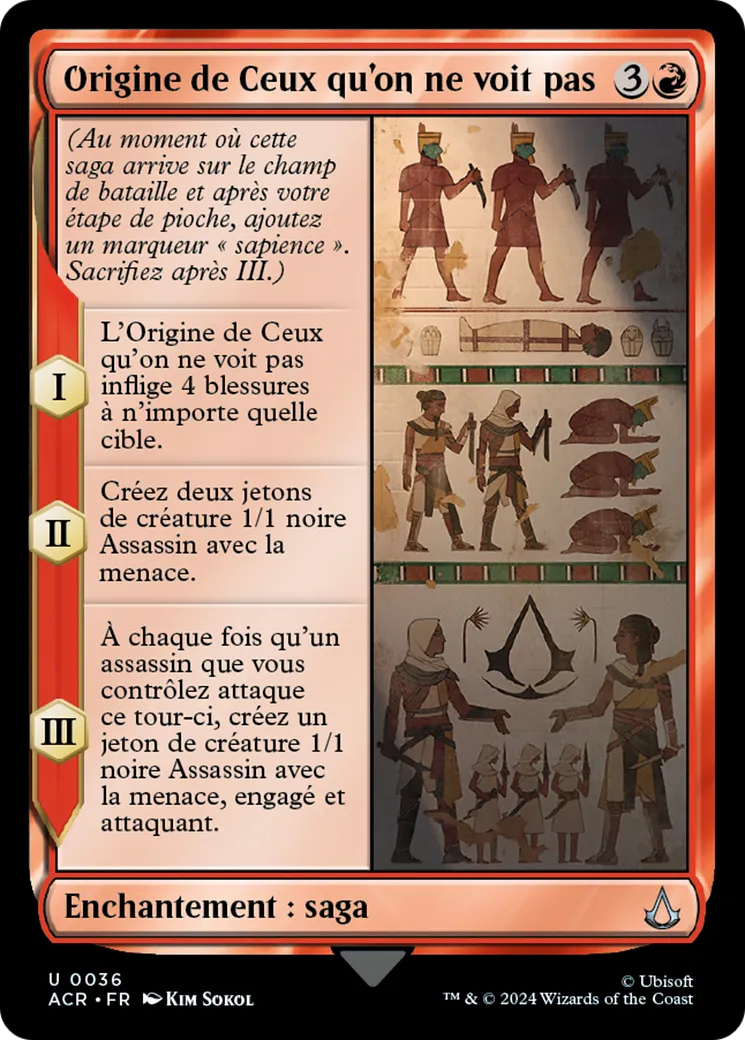 Origine de Ceux qu'on ne voit pas — Assassin's Creed — Magic: The Gathering