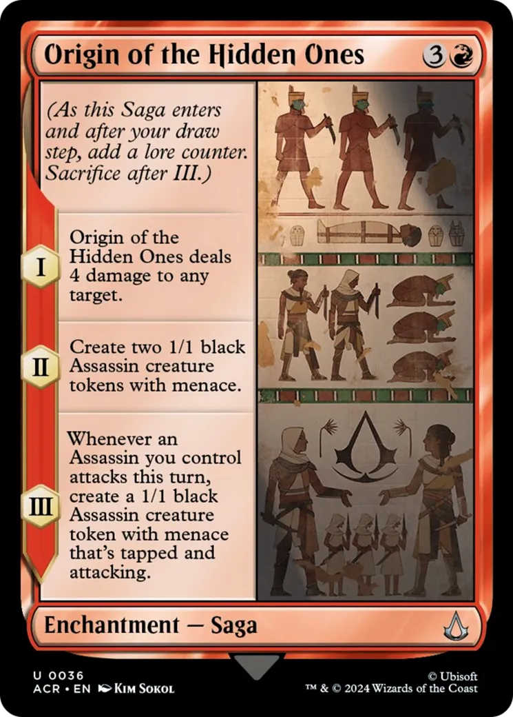 Origin of the Hidden Ones — Assassin's Creed — Magic: The Gathering