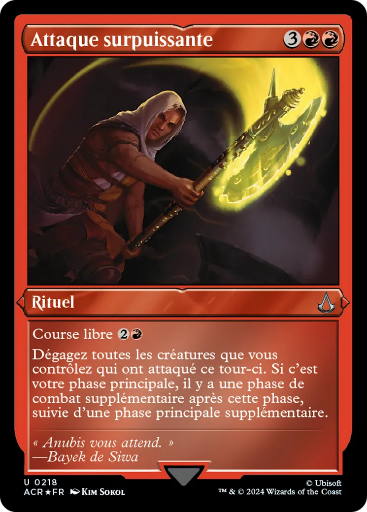 Attaque surpuissante — Assassin's Creed — Magic: The Gathering
