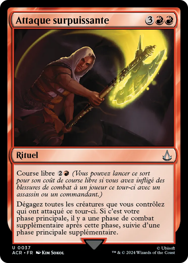 Attaque surpuissante from Assassin's Creed - Magic: The Gathering