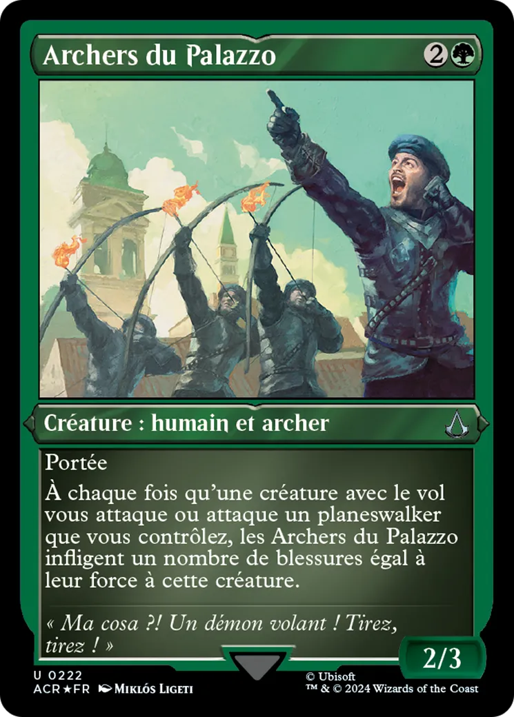 Archers du Palazzo — Assassin's Creed — Magic: The Gathering