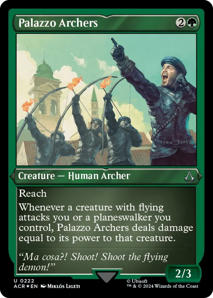 Palazzo Archers from Assassin's Creed - Magic: The Gathering