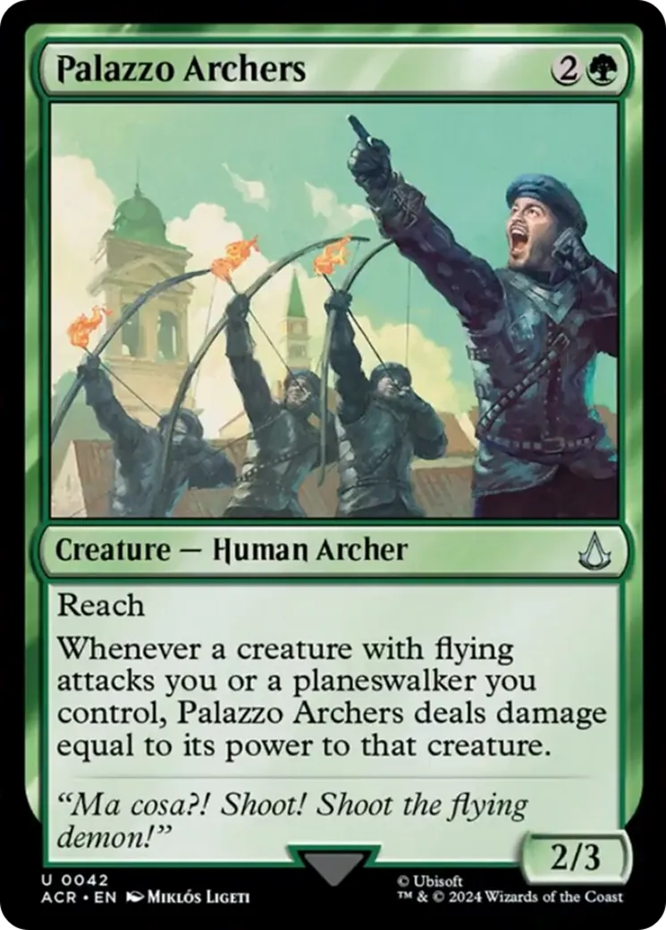 Palazzo Archers — Assassin's Creed — Magic: The Gathering