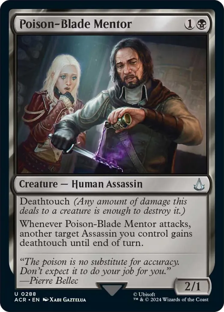Poison-Blade Mentor — Assassin's Creed — Magic: The Gathering