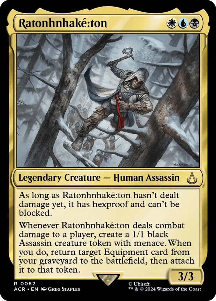 Ratonhnhaké꞉ton — Assassin's Creed — Magic: The Gathering