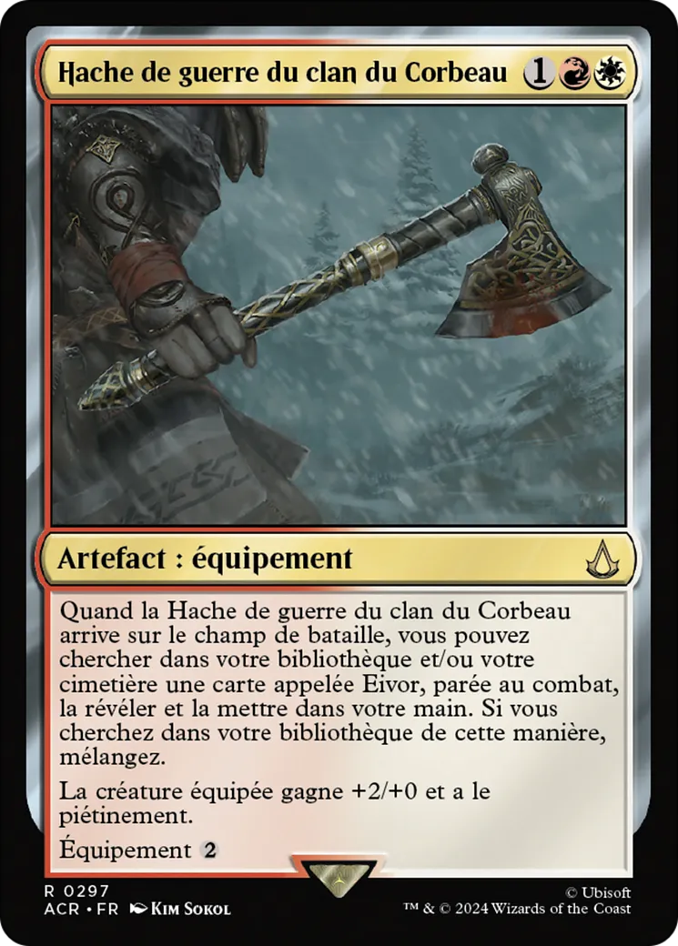 Hache de guerre du clan du Corbeau — Assassin's Creed — Magic: The Gathering