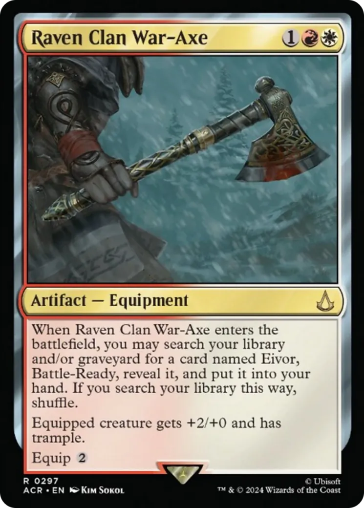 Raven Clan War-Axe — Assassin's Creed — Magic: The Gathering