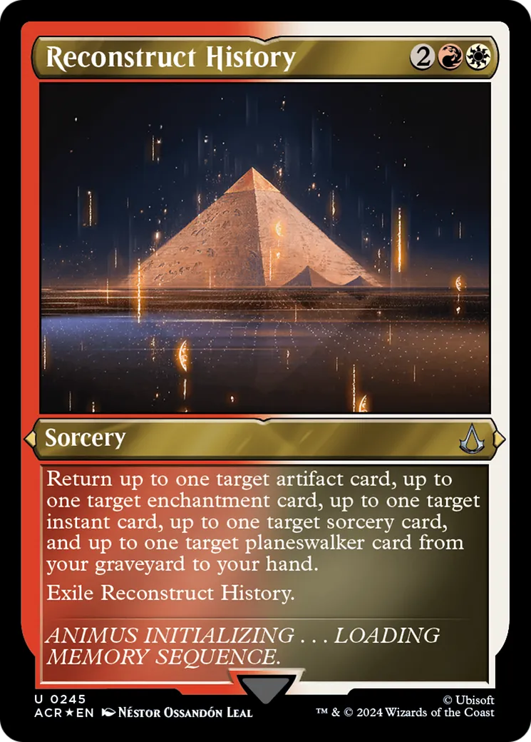 Reconstruct History — Assassin's Creed — Magic: The Gathering