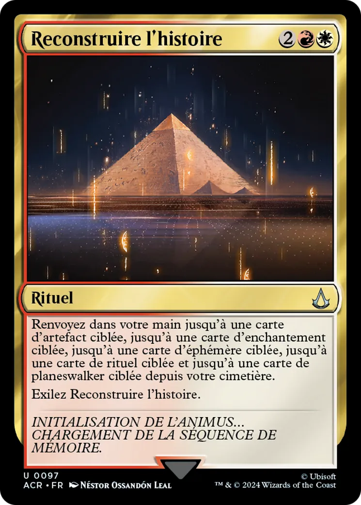 Reconstruire l'histoire — Assassin's Creed — Magic: The Gathering