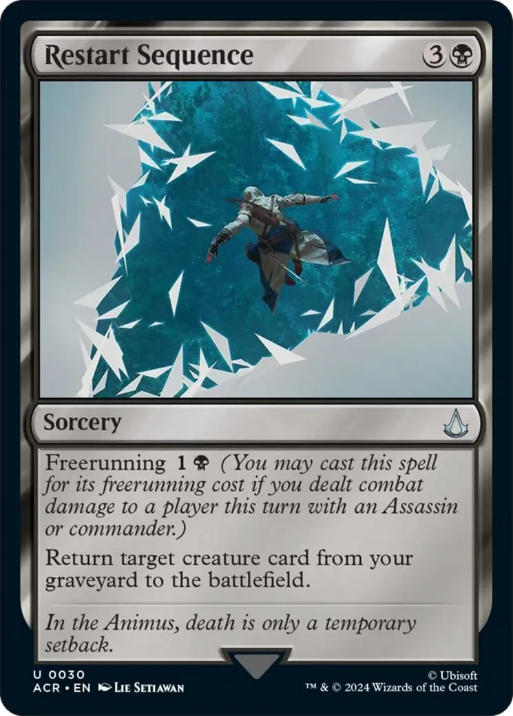 Restart Sequence — Assassin's Creed — Magic: The Gathering