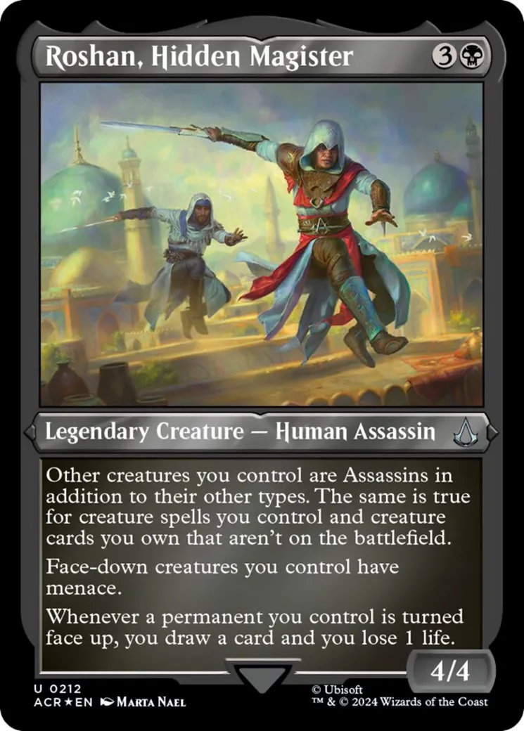 Roshan, Hidden Magister from Assassin's Creed - Magic: The Gathering