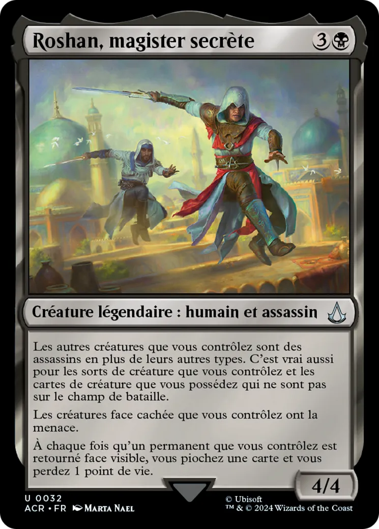Roshan, magister secrète — Assassin's Creed — Magic: The Gathering