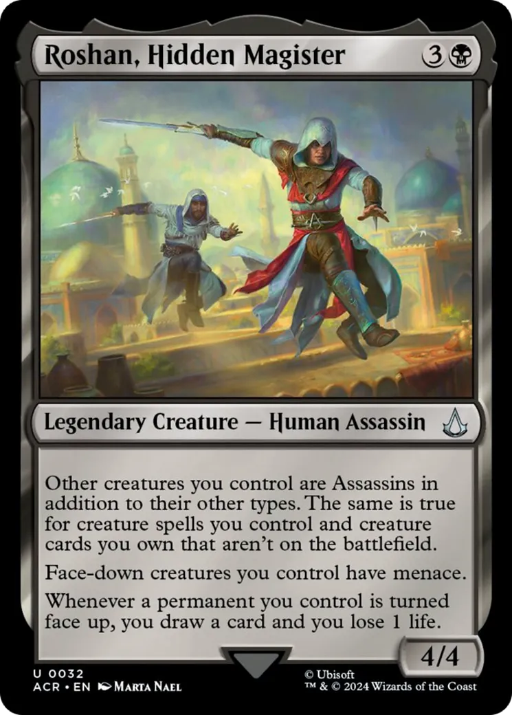 Roshan, magister secrète — Assassin's Creed — Magic: The Gathering