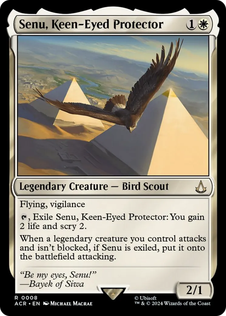 Senu, Keen-Eyed Protector from Assassin's Creed - Magic: The Gathering