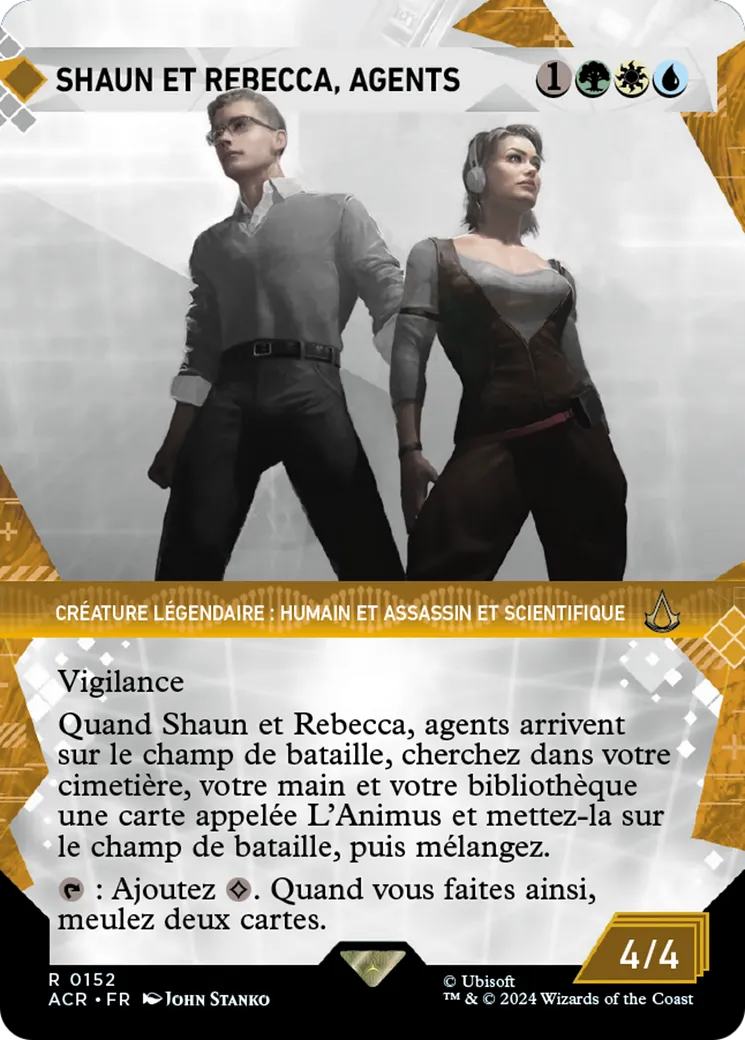 Shaun et Rebecca, agents — Assassin's Creed — Magic: The Gathering