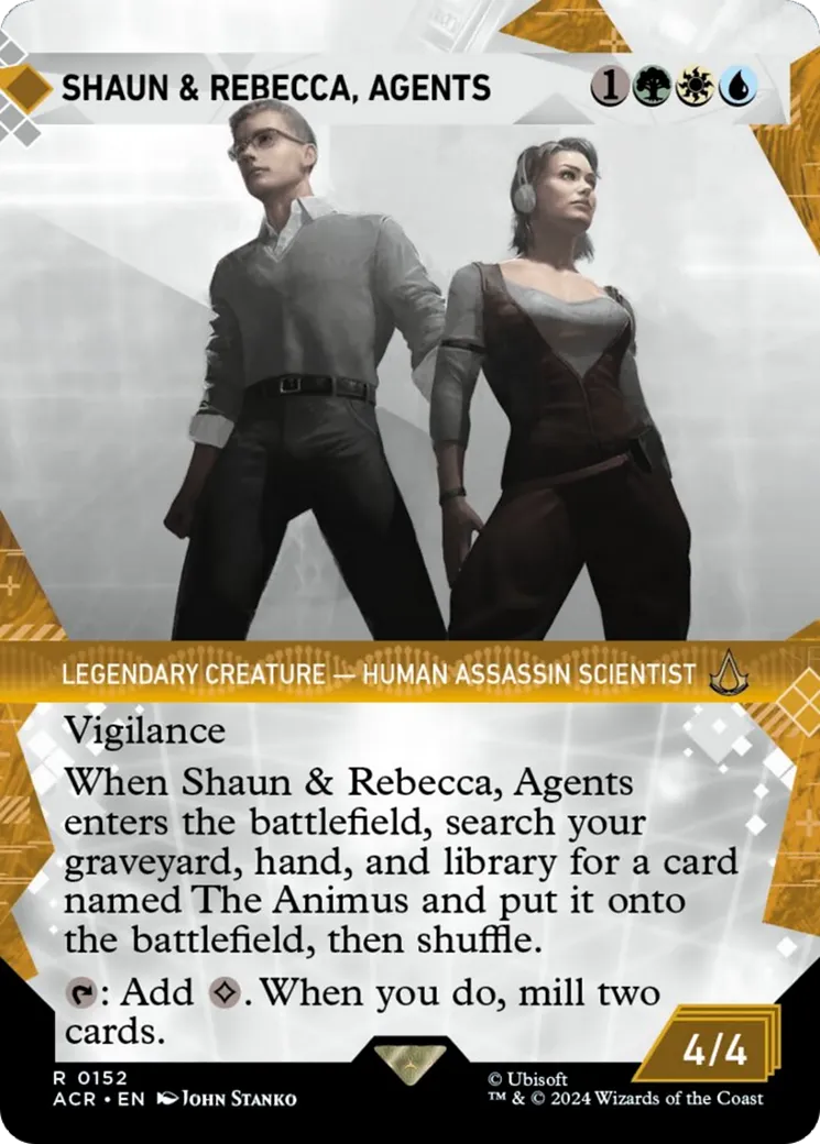 Shaun et Rebecca, agents — Assassin's Creed — Magic: The Gathering