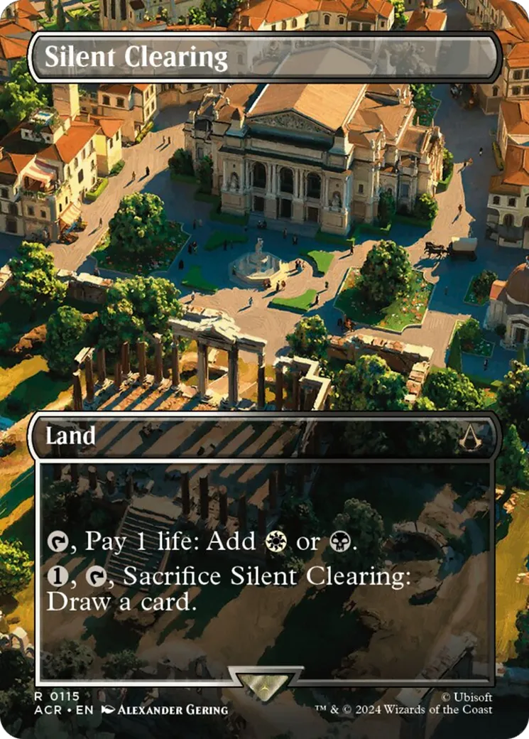Silent Clearing — Assassin's Creed — Magic: The Gathering
