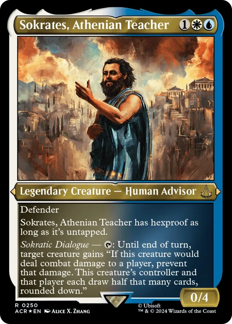 Sokrates, Athenian Teacher — Assassin's Creed — Magic: The Gathering