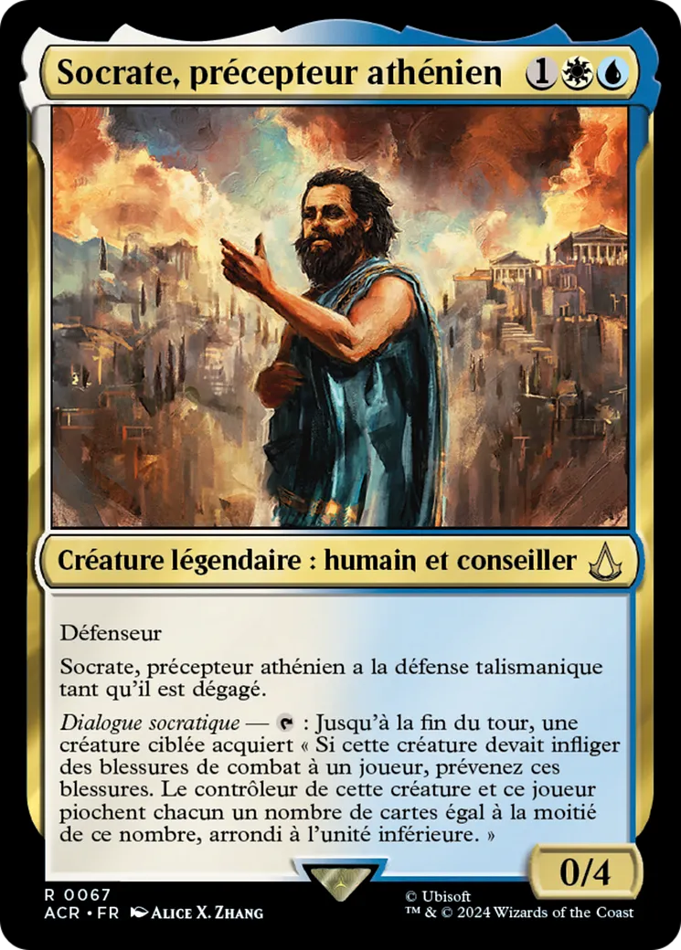 Socrate, précepteur athénien — Assassin's Creed — Magic: The Gathering