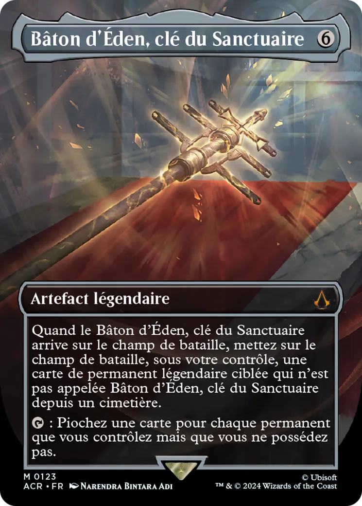 Bâton d'Éden, clé du Sanctuaire — Assassin's Creed — Magic: The Gathering