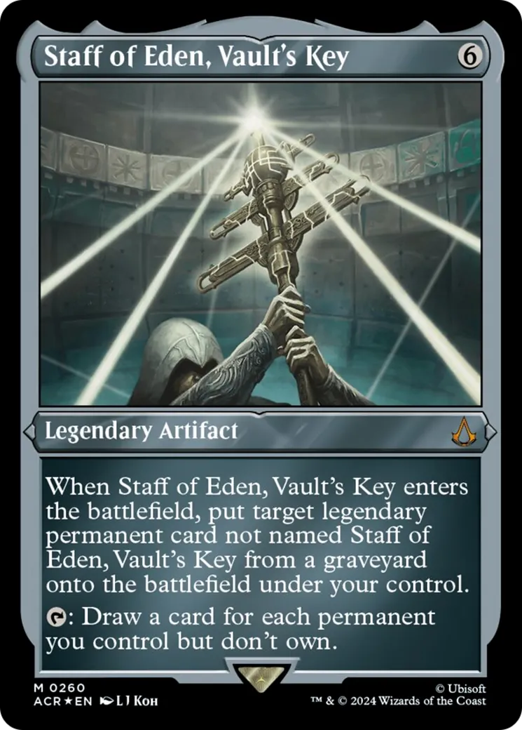 Staff of Eden, Vault's Key — Assassin's Creed — Magic: The Gathering
